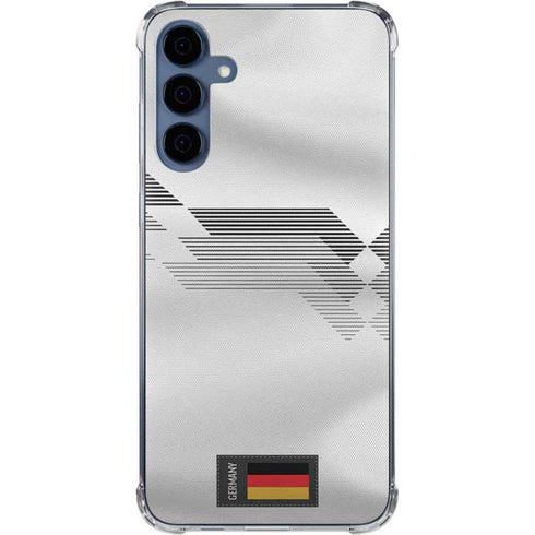 Germany Soccer Flag Galaxy A55 5G Clear Case